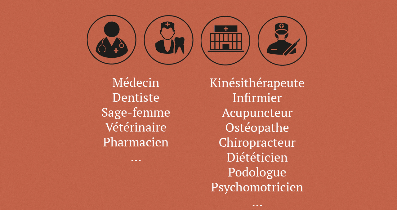 Professions libérales de la santé